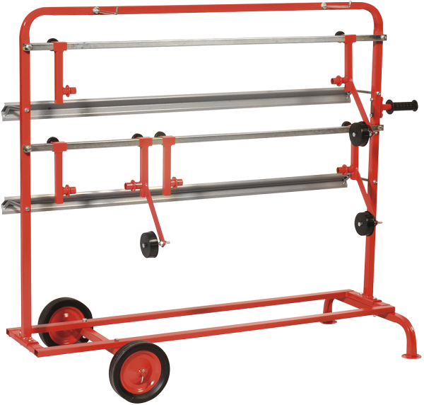 CarSystem Paper Trolley Papierabdeckwagen Papierständer Papierabrollwagen Abroller für Abdeckpapier Lackierer