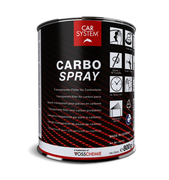 CarSystem Carbo Spray Carbon Filler Transparent