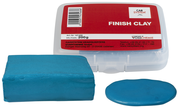 CarSystem Reinigungsknete Finish Clay green 200 g