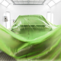 CarSystem Abdeckfolie GELB Rolle 6 m x 100 m 17 my...