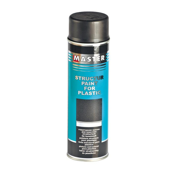 Master Strukturlack für Kunststoff und Stoßstangen Plastik 500 ml Spray