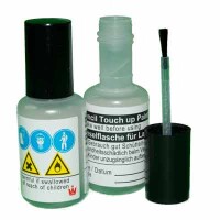 20 ml Pinselflasche mit Lacktupfer Plastikflasche 100 St.