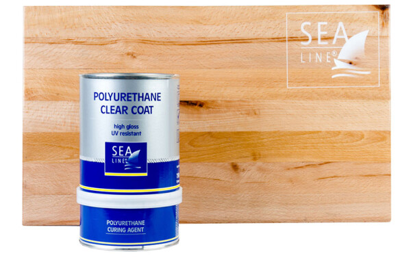 Sea-Line 2K PU Klarlack Polyurethan Bootslack  hochglanz Yachtlack farblos 0,75 Liter