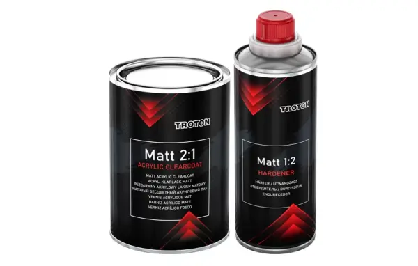 MATT 2:1 Acryl Klarlack Mattlack Kratzfest Troton