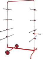 MA-01 Mobiles Ablagesystem Stoßstangenwagen, -regal...