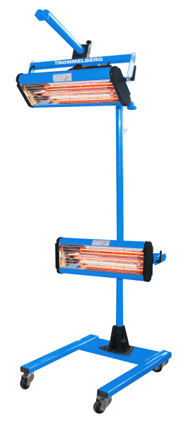 Trommelberg Mobiler Infrarotsgtrahler IR Strahler und Lacktrockner 2  x 1000 W