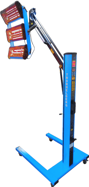 Trommelberg Mobiler Kurzwelliger Infrarot IR Strahler und Lacktrockner 3  x 1100 W