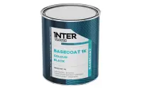 Basislack 1K SCHWARZ RAL 9005 Autolack 3,75L Deepblack...